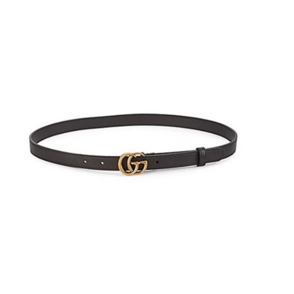 Leather Gucci belt